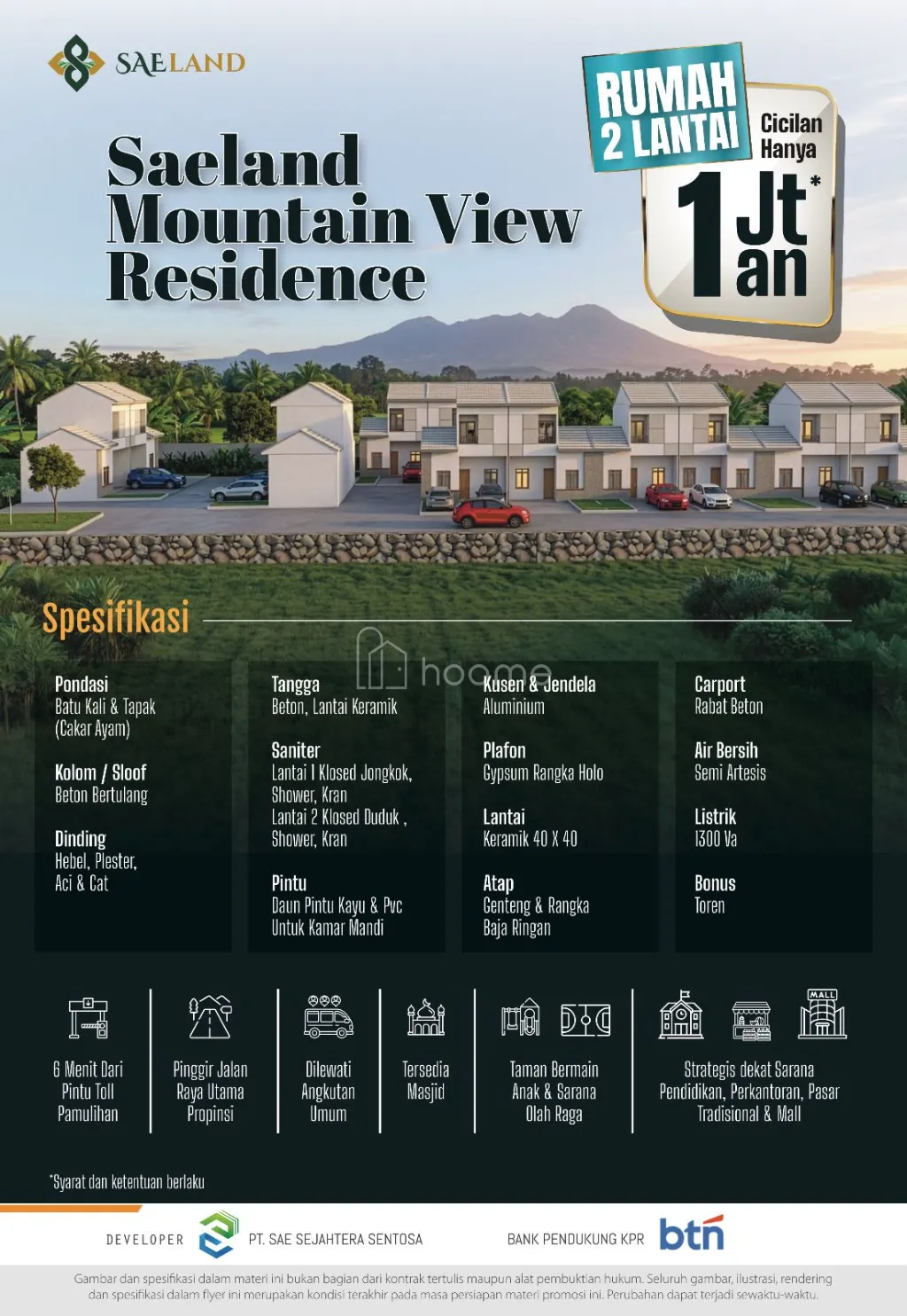 Dijual Rumah Rumah Komersil 2lt Cicilan 1jutaan, HGB,Pamulihan  — foto 2 dari 3