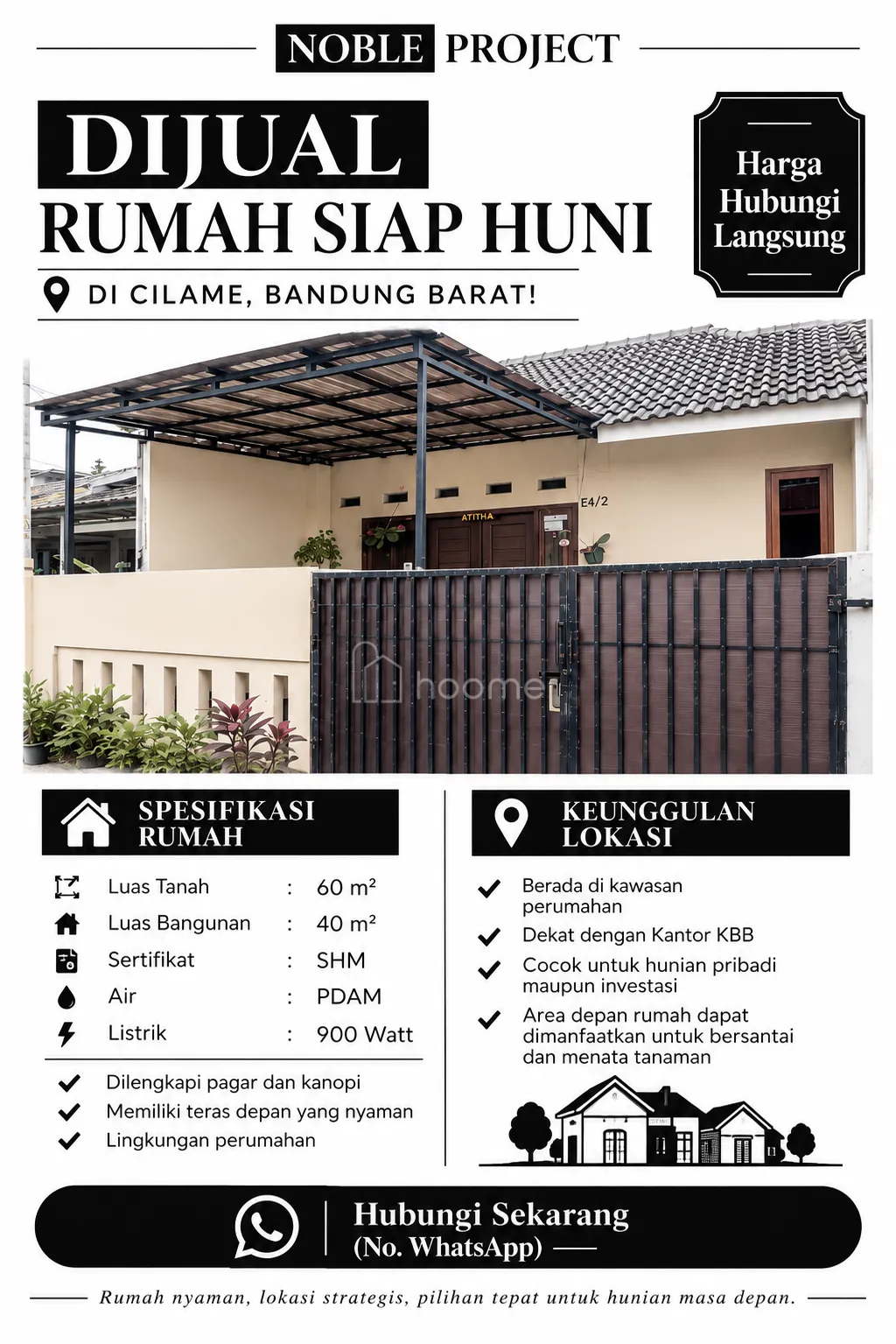 Dijual Rumah DIJUAL RUMAH MURAH CILAME NGAMPRAH — foto 2 dari 3