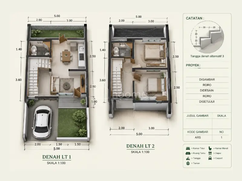 Dijual Rumah First Home Vibe: Rumah 2 Lantai Eksklusif Sukodono — foto 3 dari 5