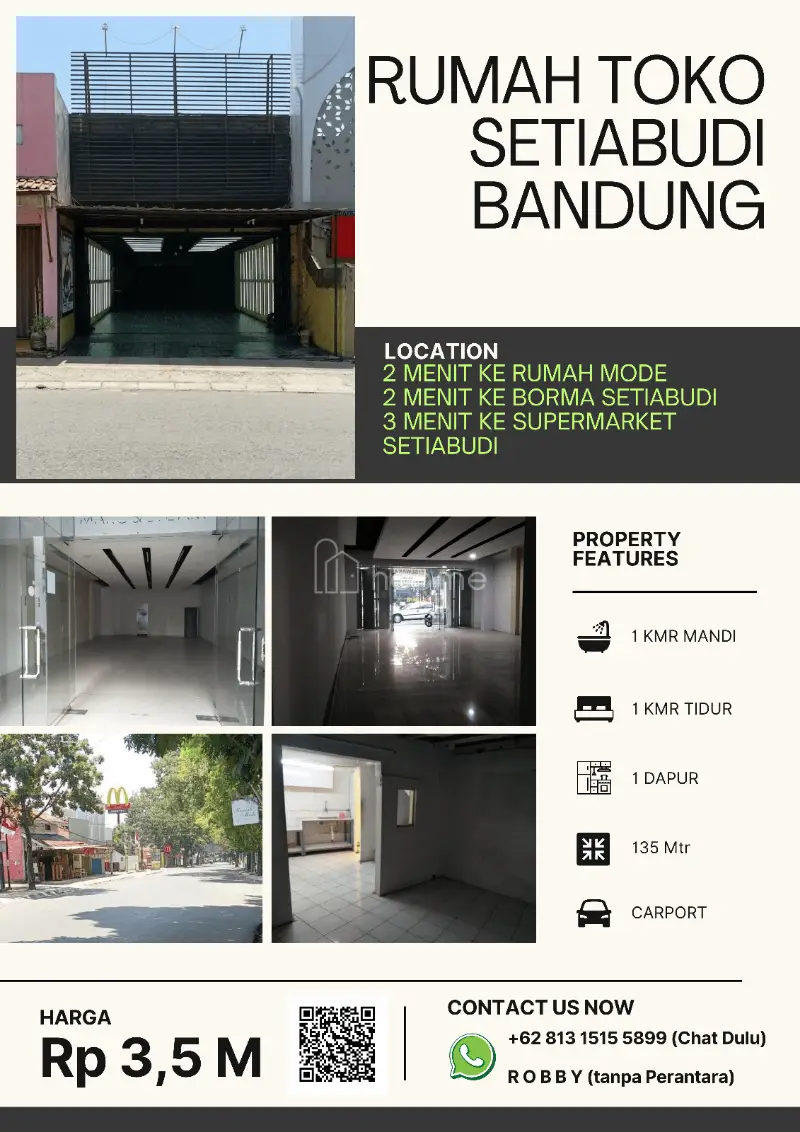 Rumah Setiabudi Bandung, dekat McDonald, Rumah Mode — foto 2 dari 4