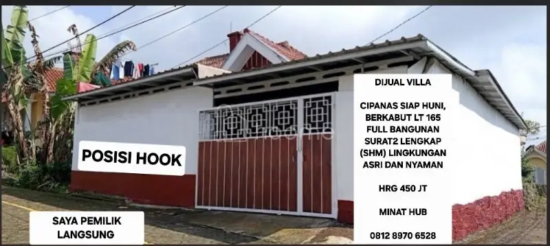 Dijual Rumah Villa Bukit Cipendawa ( Amkol ) — foto 2 dari 7