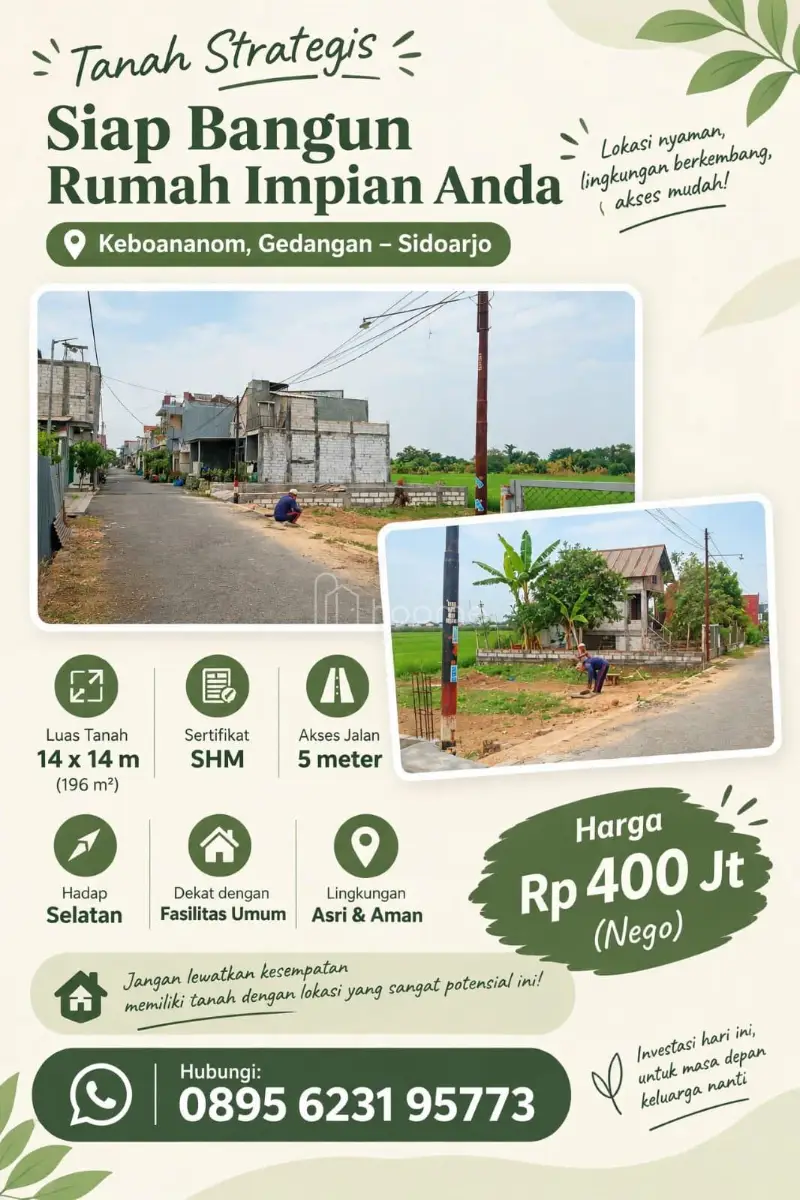 Dijual Tanah Dijual Tanah Kavling Siap Bangun