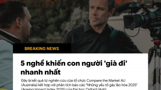 5 nghề khiến con người 'già đi' nhanh nhất