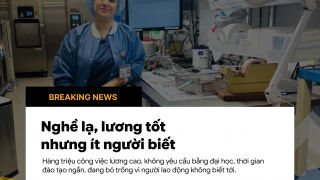 Nghề lạ, lương tốt nhưng ít người biết