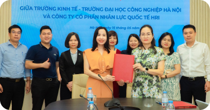 Đại học Công nghệp Hà Nội kỳ kết hợp tác với HRI Việt Nam