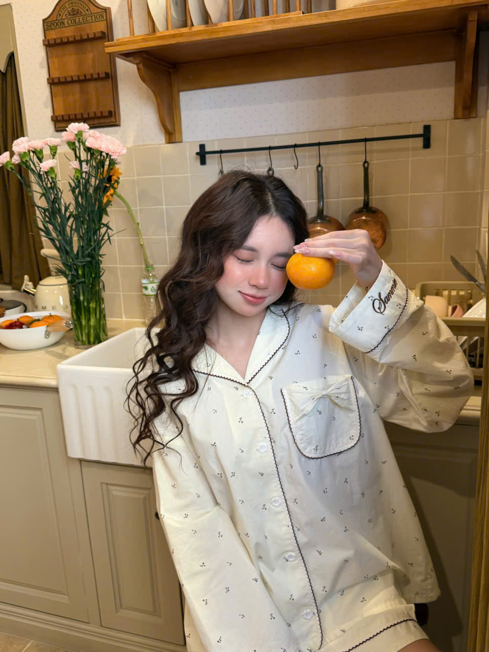 Pijama thêu tên