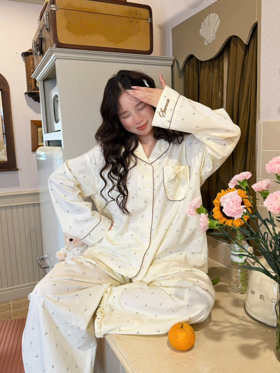 Pijama thêu tên