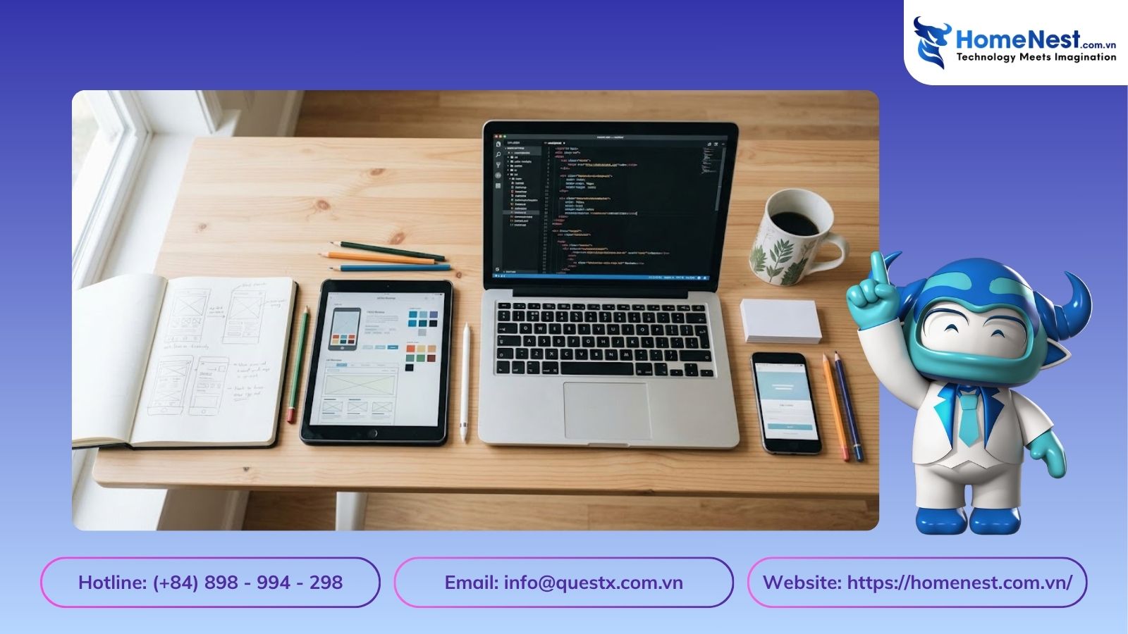 Quy trình thiết kế website chuẩn mực