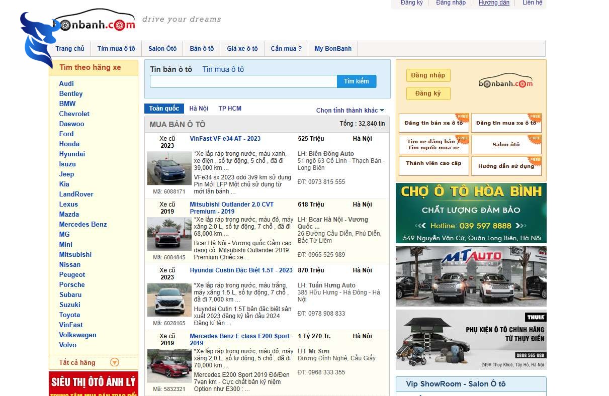 Thiết Kế Website Ôtô Xe Máy 6 Thiết kế website ôtô xe máy
