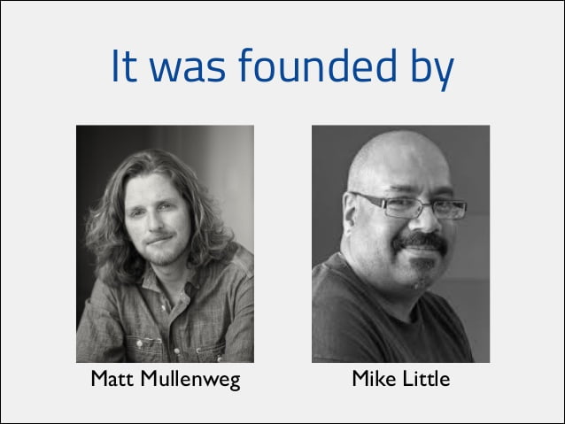 Matt mullenweg và mike little