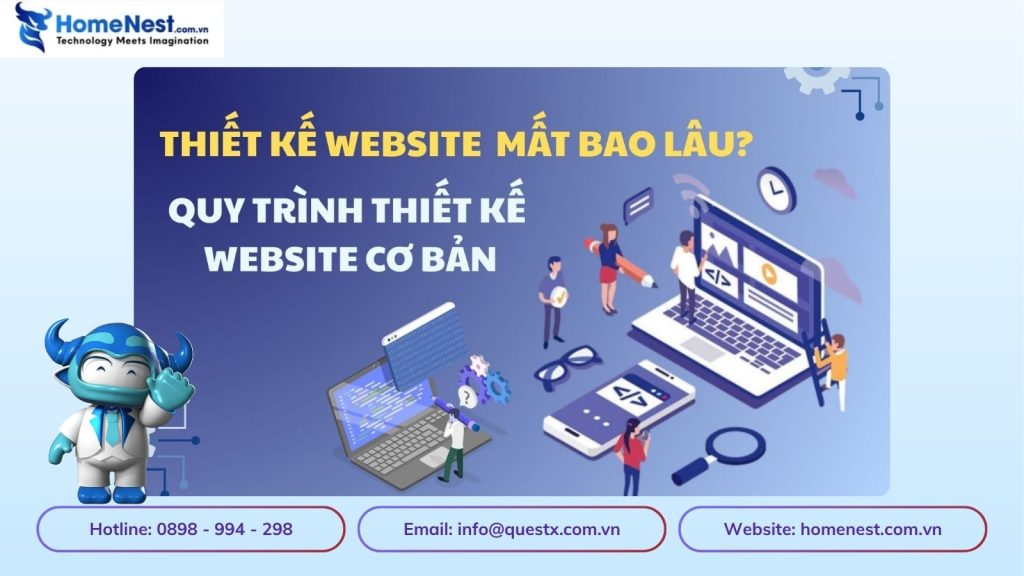 Thiết kế website mất bao lâu? Quy trình thiết kế website cơ bản