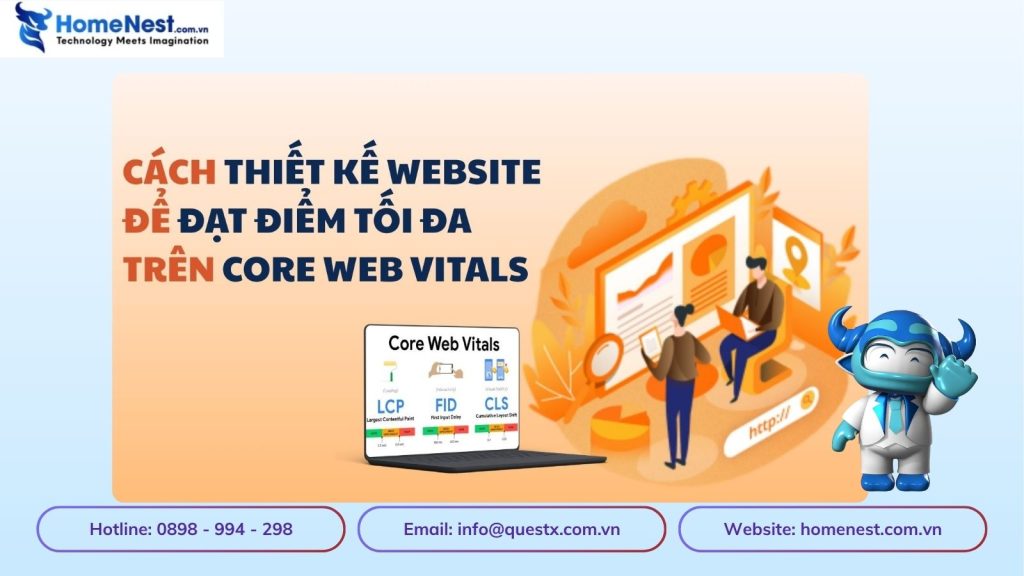 Cách thiết kế website để đạt điểm tối đa trên Core Web Vitals