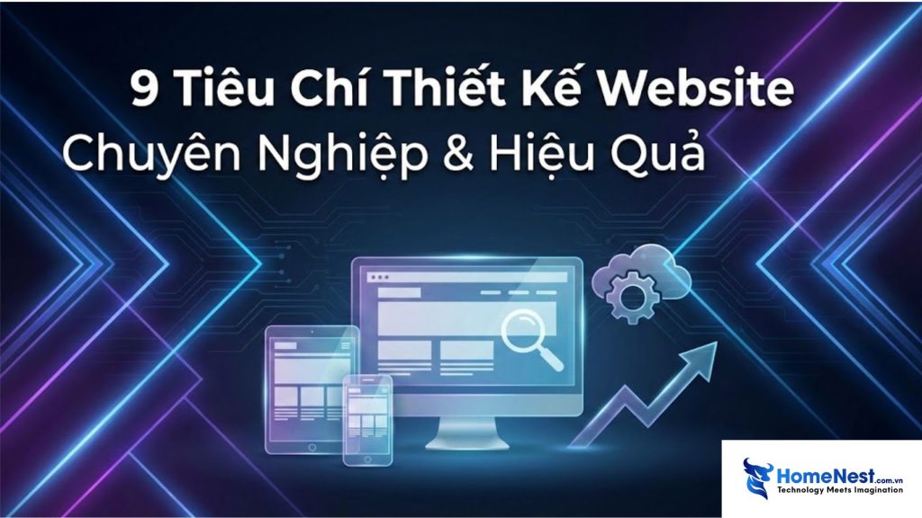 9 Tiêu chí doanh nghiệp cần cân nhắc khi thiết kế website