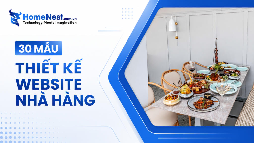 Dịch vụ thiết kế website nhà hàng