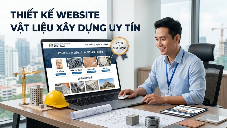 Thiết kế website vật liệu xây dựng uy tín, chuyên nghiệp chuẩn SEO
