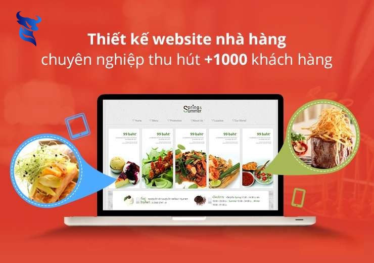 Thiết kế website nhà hàng – giải pháp thu hút khách hàng tiềm năng và hiệu quả