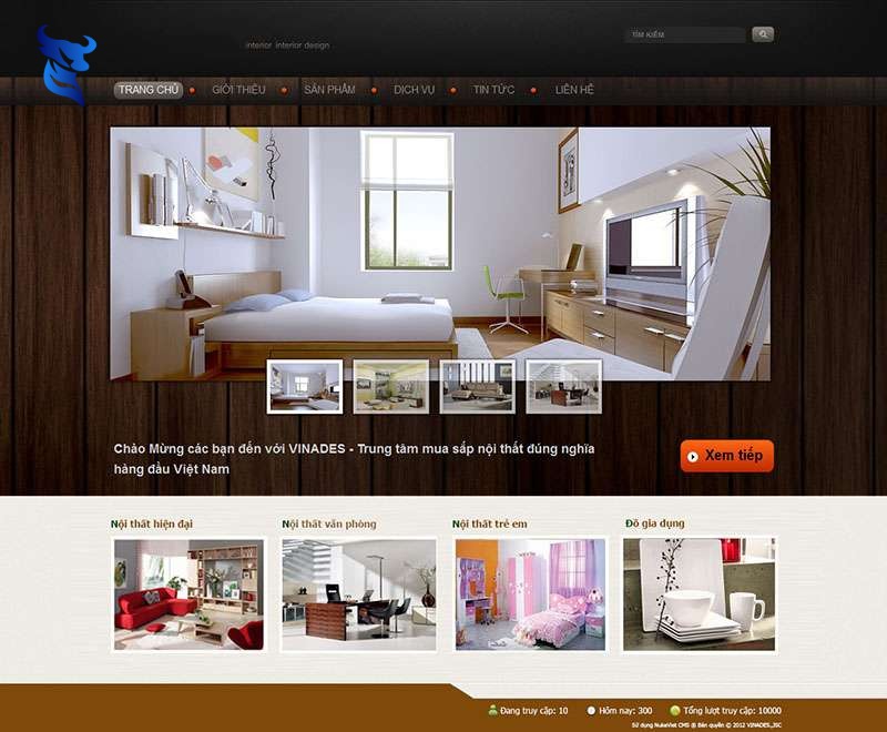Thiết kế website kiến trúc chuyên nghiệp, uy tín, chuẩn seo