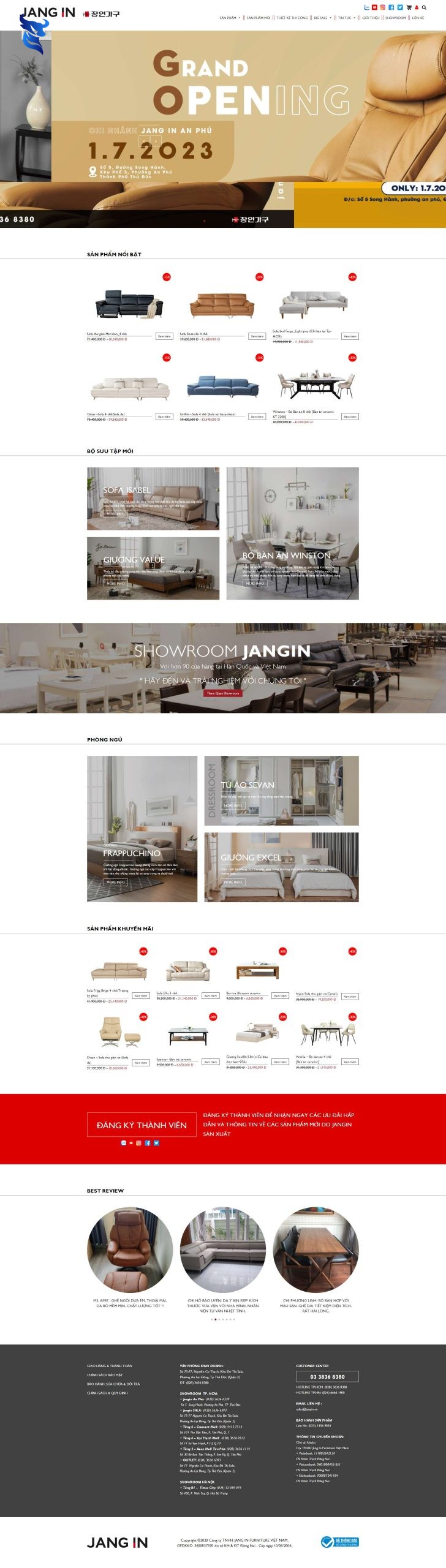 Thiết kế website nội thất chuyên nghiệp, cao cấp và chuẩn seo nhất
