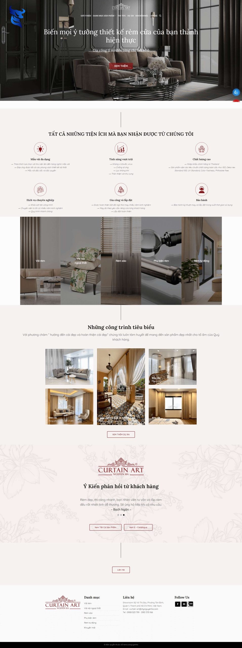 Thiết kế website nội thất chuyên nghiệp, cao cấp và chuẩn seo nhất