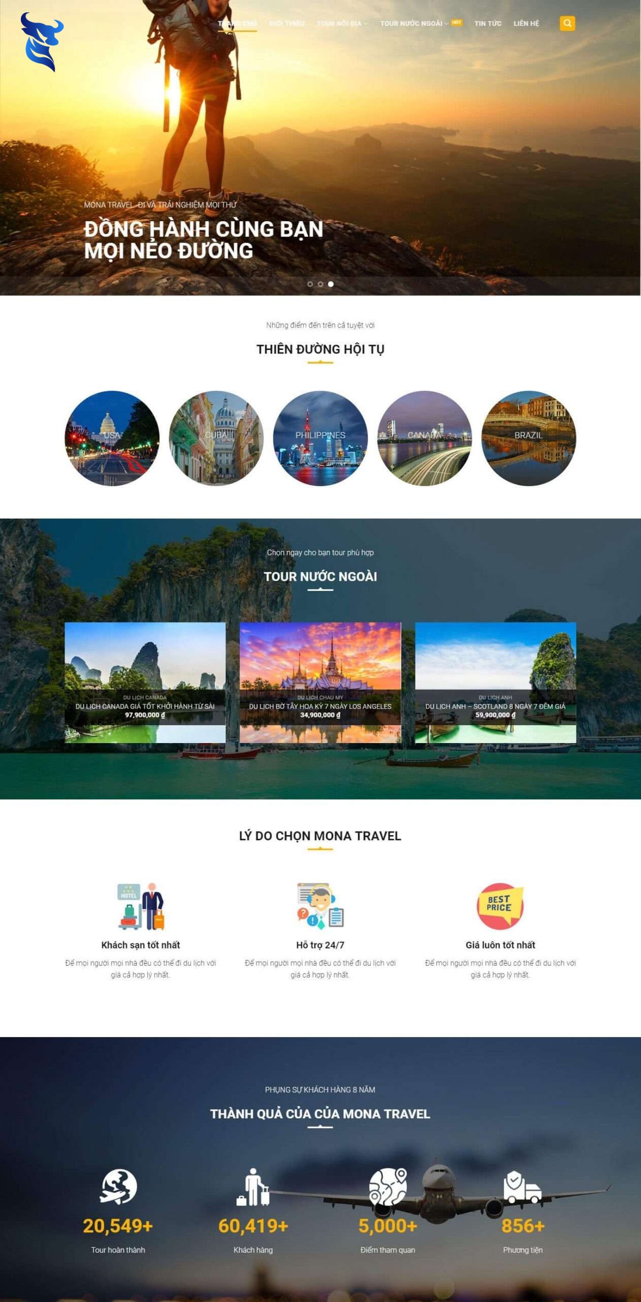 Thiết kế website du lịch độc quyền chuẩn seo đã trở thành nhu cầu thiết yếu