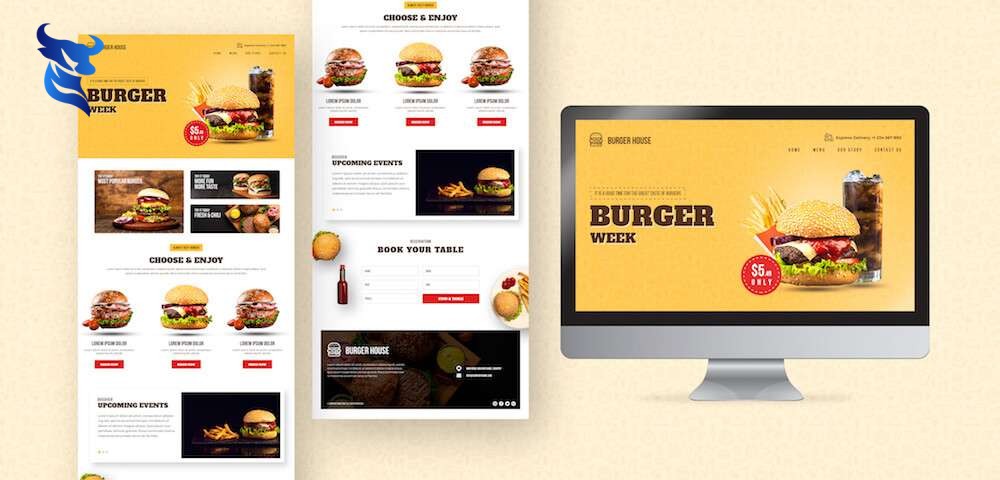 Thiết kế website nhà hàng – website ẩm thực, quán ăn, fastfood chuyên nghiệp chuẩn seo