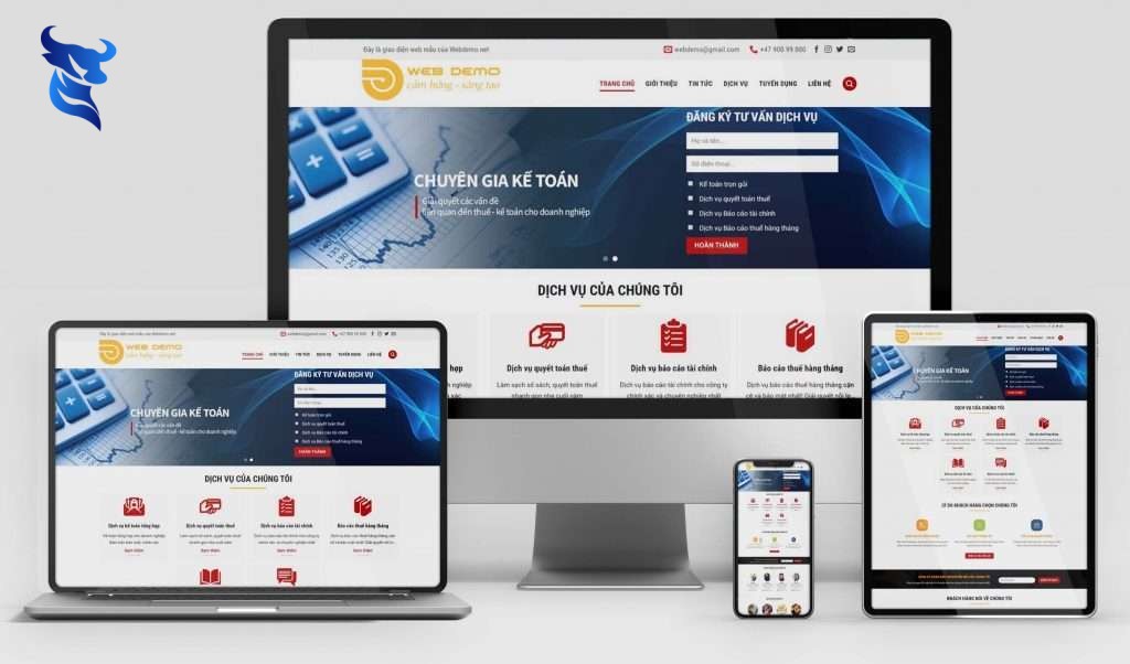 Thiết kế website kế toán – tài chính doanh nghiệp chuyên nghiệp, chuẩn seo