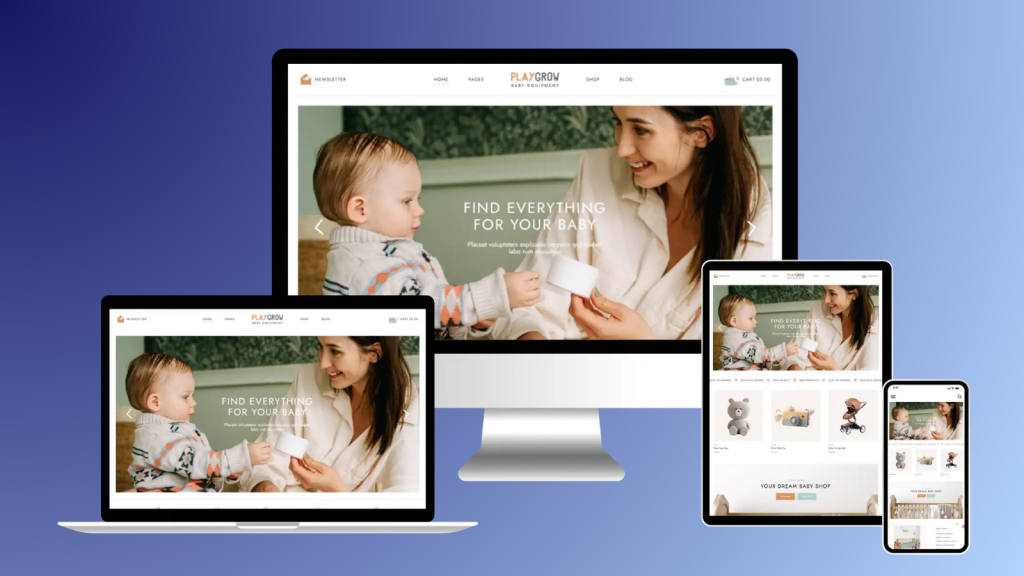 Tầm quan trọng của thiết kế website mẹ và bé