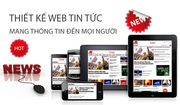 Thiết kế Website Tin Tức Và Báo Trực Tuyến