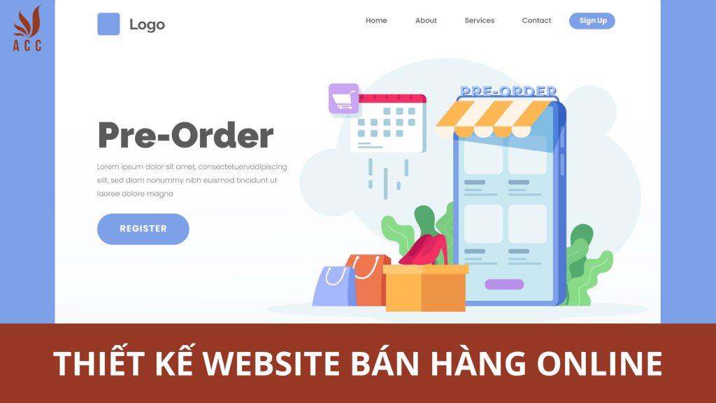 Thiết kế website bán hàng Order, xách tay hiện đại chuyên nghiệp
