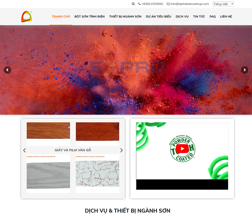 Thiết kế website bán sơn nước, sơn tĩnh điện chuẩn SEO với giá cạnh tranh 1 Thiết kế website bán sơn nước, sơn tĩnh điện chuẩn seo với giá cạnh tranh