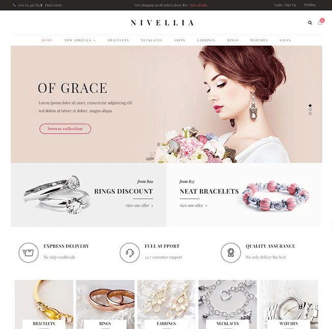 Thiết Kế Website Trang Sức, Vàng Bạc Đá Quý Sang Trọng và Chuyên Nghiệp 1 Thiết kế website trang sức, vàng bạc đá quý sang trọng và chuyên nghiệp