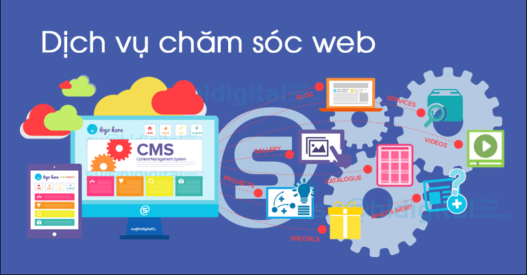 Dịch vụ chăm sóc website từ a đến z, uy tín chuyên nghiệp hàng đầu