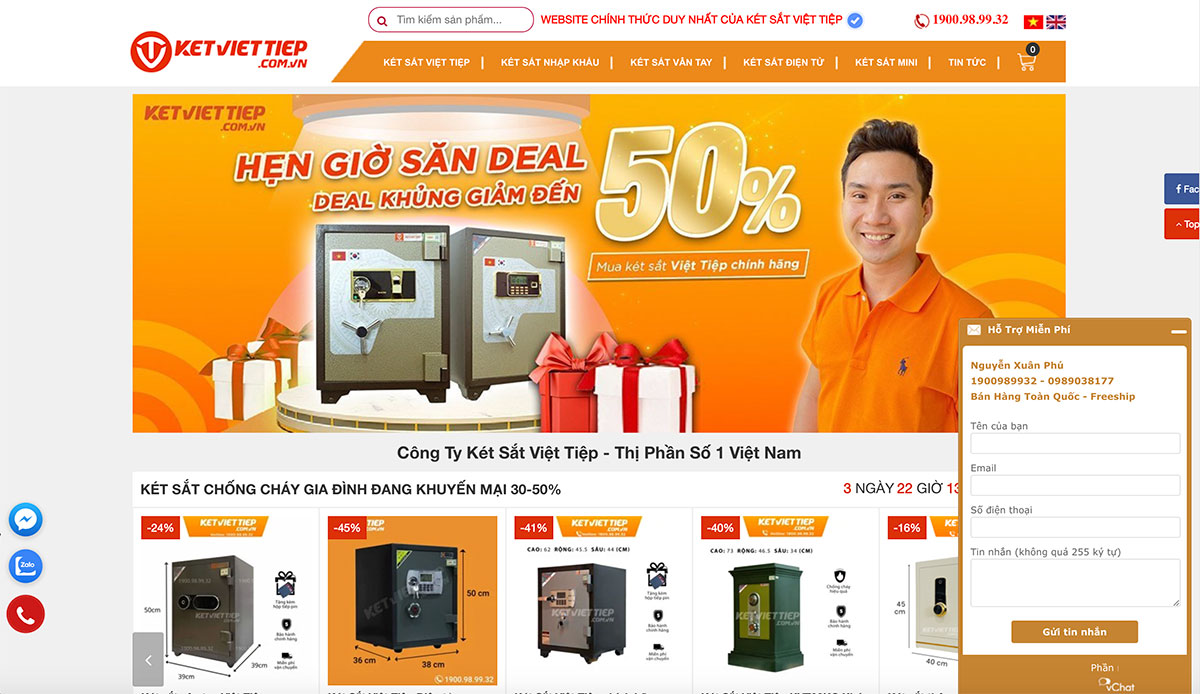 Dịch Vụ Thiết Kế Website Bán Két Sắt Đẹp Mắt, Chuyên Nghiệp, Chi Phí Hợp Lý 2 Dịch vụ thiết kế website bán két sắt đẹp mắt, chuyên nghiệp, chi phí hợp lý