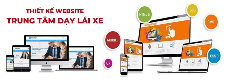 Thiết kế website dạy học lái xe chuyên nghiệp – hiện đại, tối ưu hiệu quả