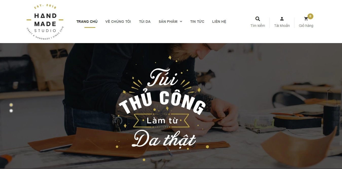 Thiết kế website bán đồ handmade chuẩn seo tăng trải nghiệm, đột phá doanh thu