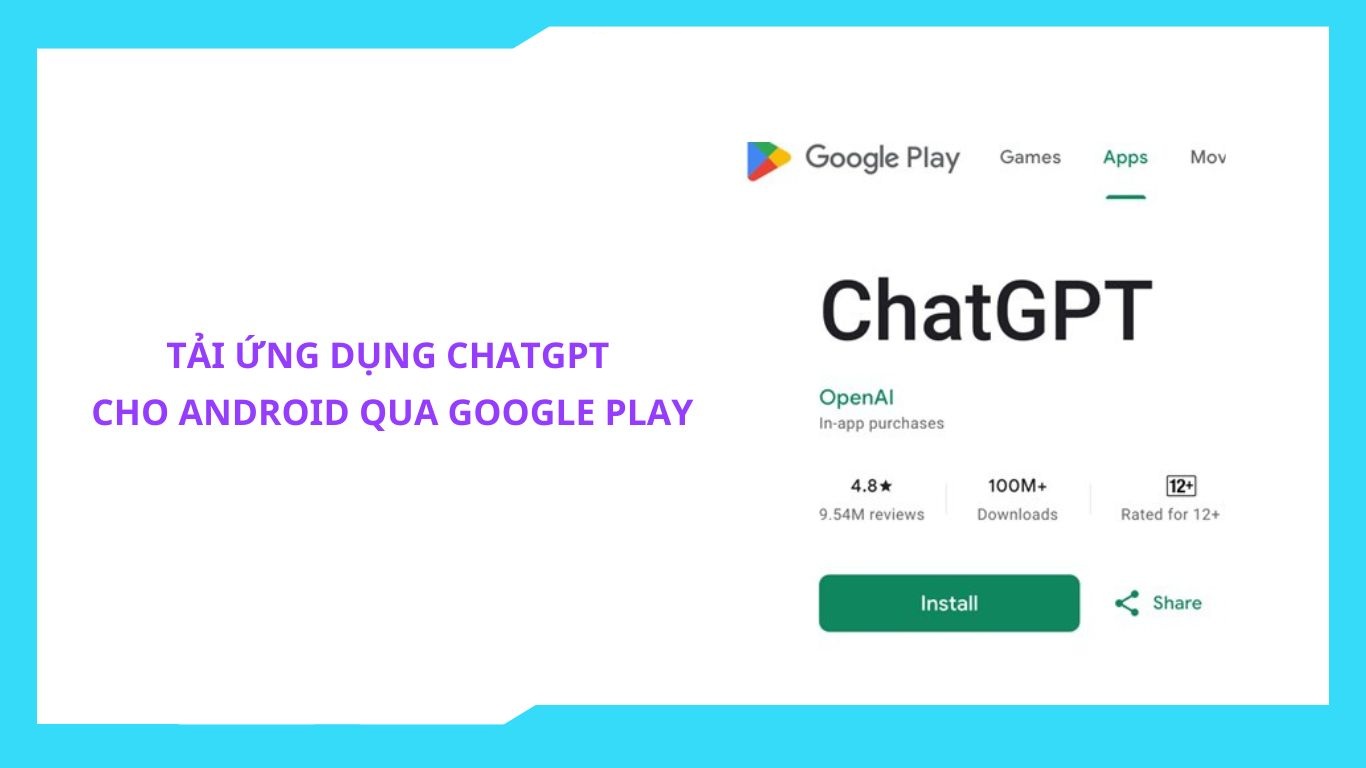 Chi tiết cách tải chatgpt trên điện thoại