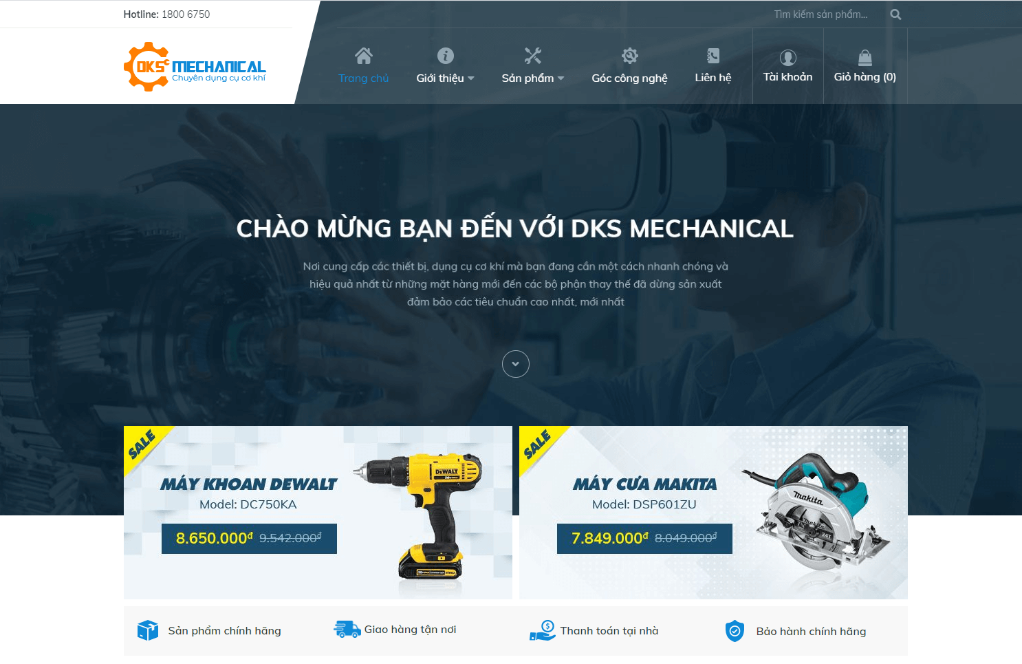Thiết kế website bán máy móc, thiết bị cơ khí chuyên nghiệp hiện đại 2 Thiết kế website bán máy móc, thiết bị cơ khí chuyên nghiệp hiện đại