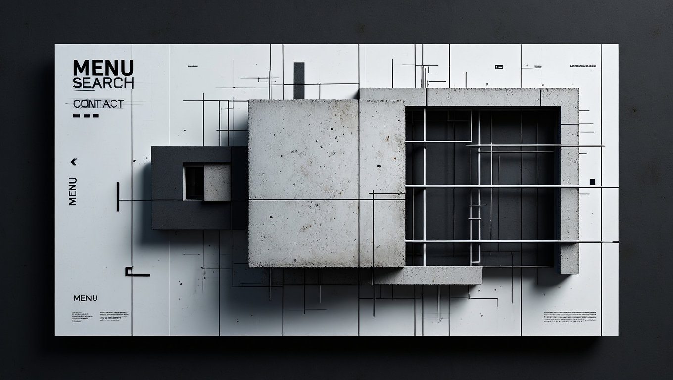 Thiết kế website brutalism