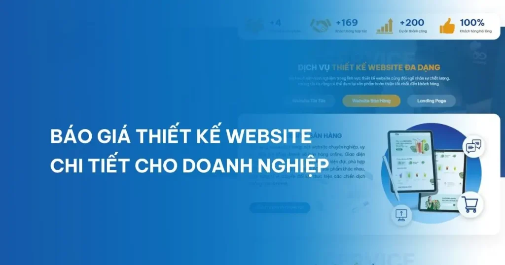 Báo Giá Thiết Kế Website Bán Hàng Chuyên Nghiệp – Hỗ Trợ Thanh Toán Online