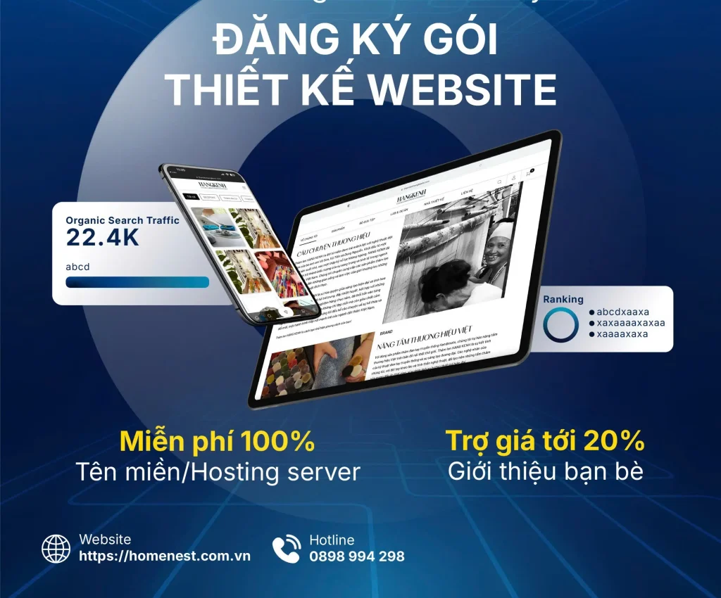 Top 7 Công Ty Thiết Kế Website Chuyên Nghiệp Uy Tín Tại TP. Hồ Chí Minh 2 Dịch vụ thiết kế website chuyên sâu tại homenest