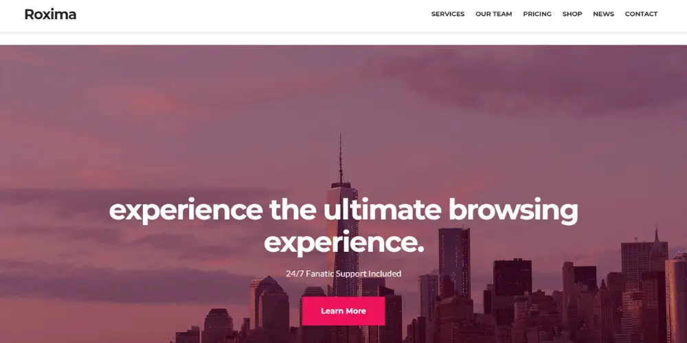 Top 15+ Theme WordPress cho Website Doanh Nghiệp Đa Ngành Chuẩn SEO 7 Roxima