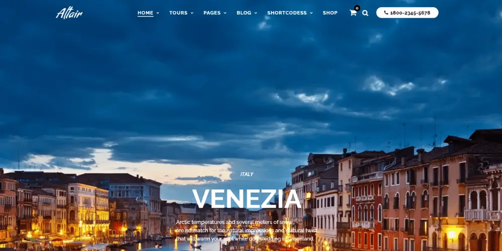 Top 15+ Theme WordPress Du Lịch Chuẩn SEO – Đẹp, Nhanh, Chuyên Nghiệp 7 Altair