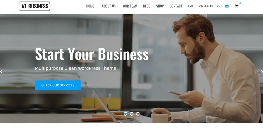 Top 15+ Theme WordPress cho Website Doanh Nghiệp Đa Ngành Chuẩn SEO 1 Theme-business