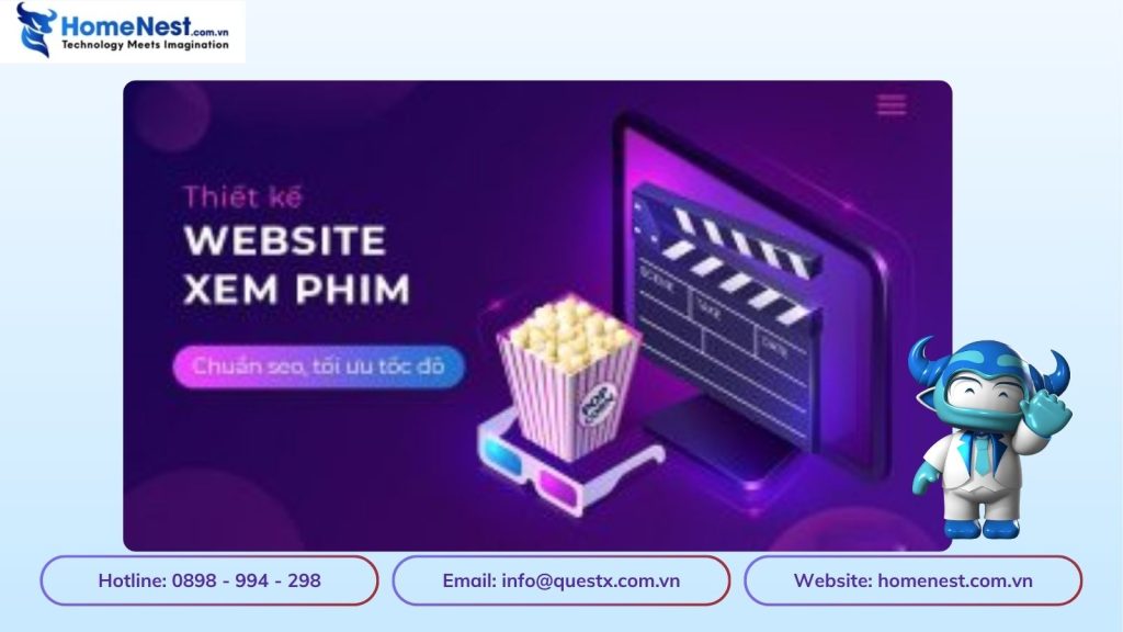 Thiết kế website xem phim online mượt mà, chất lượng cao