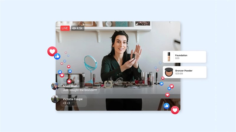 Facebook live
