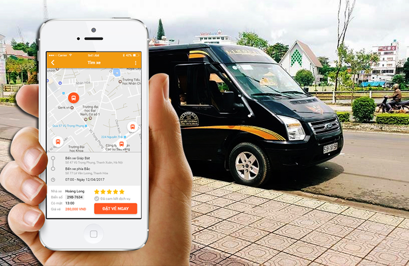 App đặt xe hàng đầu tại việt nam