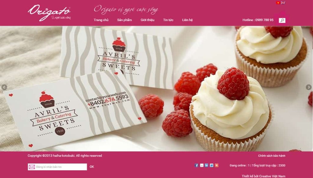 Thiết kế website bán bánh kẹo chuyên nghiệp – Chuẩn SEO, dễ lên top Google 1 Thiết kế website bán bánh kẹo