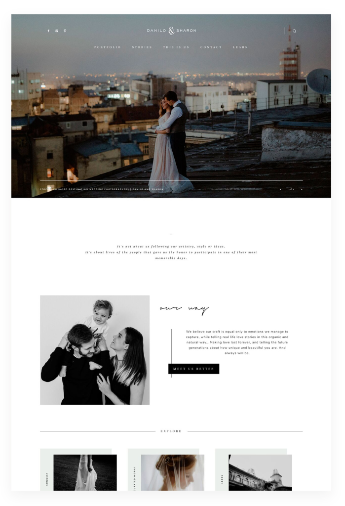 Thiết kế website nghệ thuật – nhiếp ảnh chuyên nghiệp, độc đáo và ấn tượng 2 Thiết kế website nghệ thuật