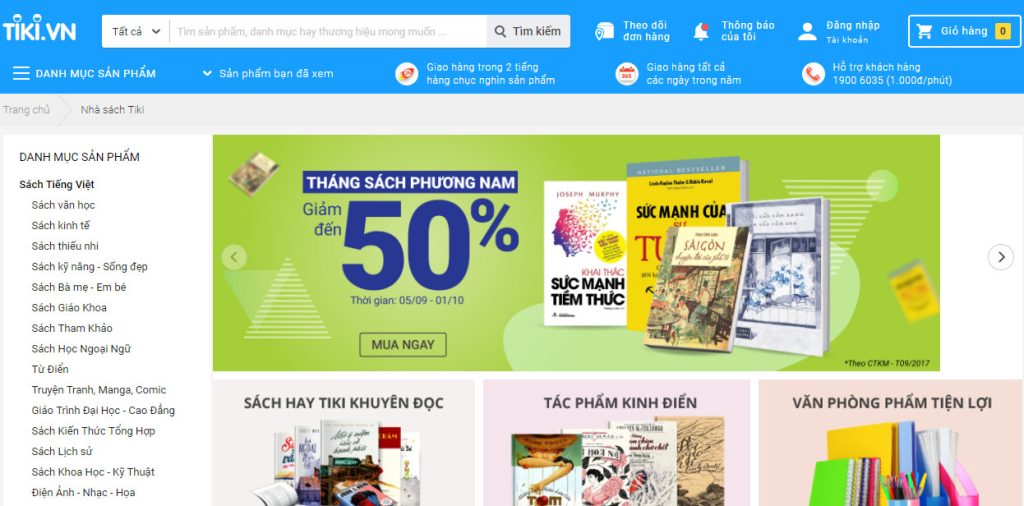 Thiết kế website nhà sách Ebook chuyên nghiệp, độc đáo – Chuẩn SEO Top Google 3 Thiết kế website nhà sách