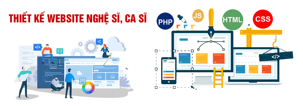 Thiết kế website ca sĩ, nhạc sĩ, diễn viên, người nổi tiếng chuyên nghiệp